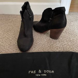 Rag and bone black bootie